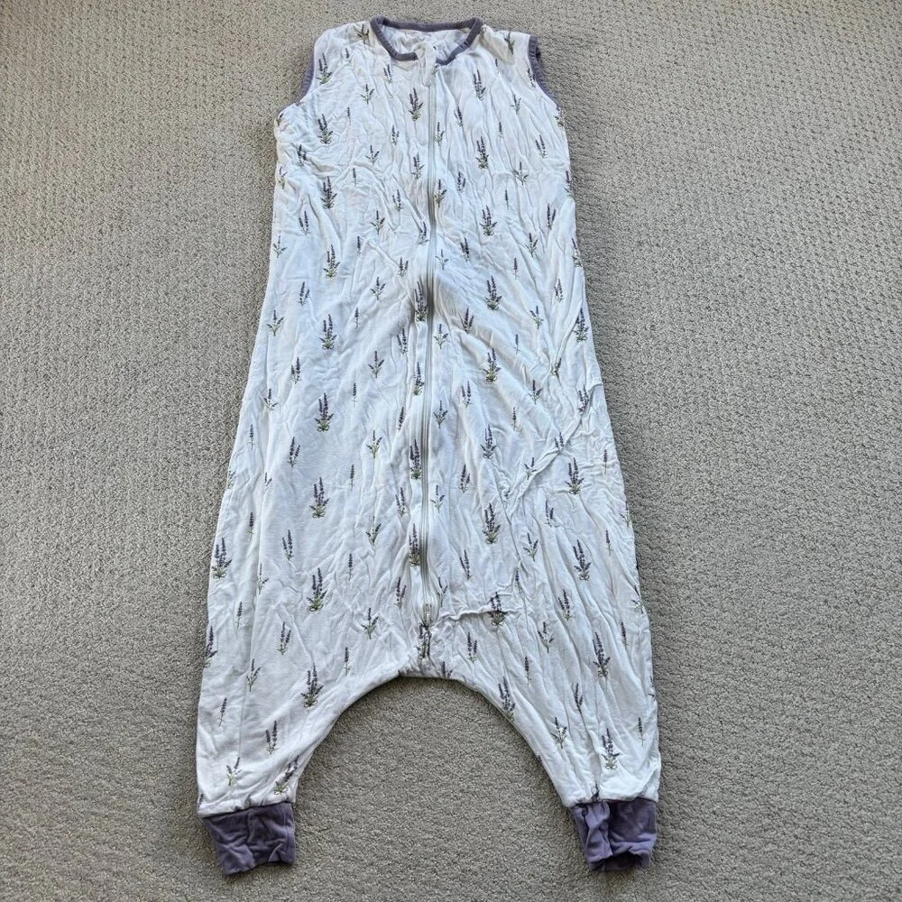 Kyte baby bamboo lilac floral sleep sack